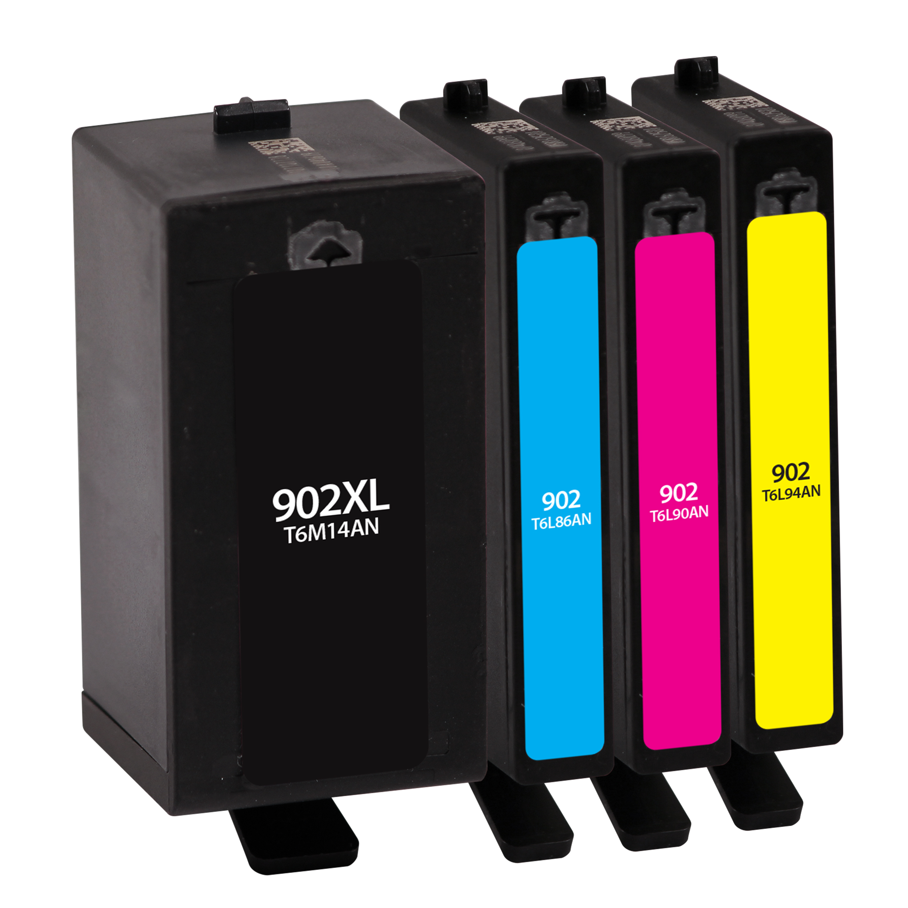 Picture of Black High Yield, Cyan, Magenta, Yellow Ink Cartridges for H