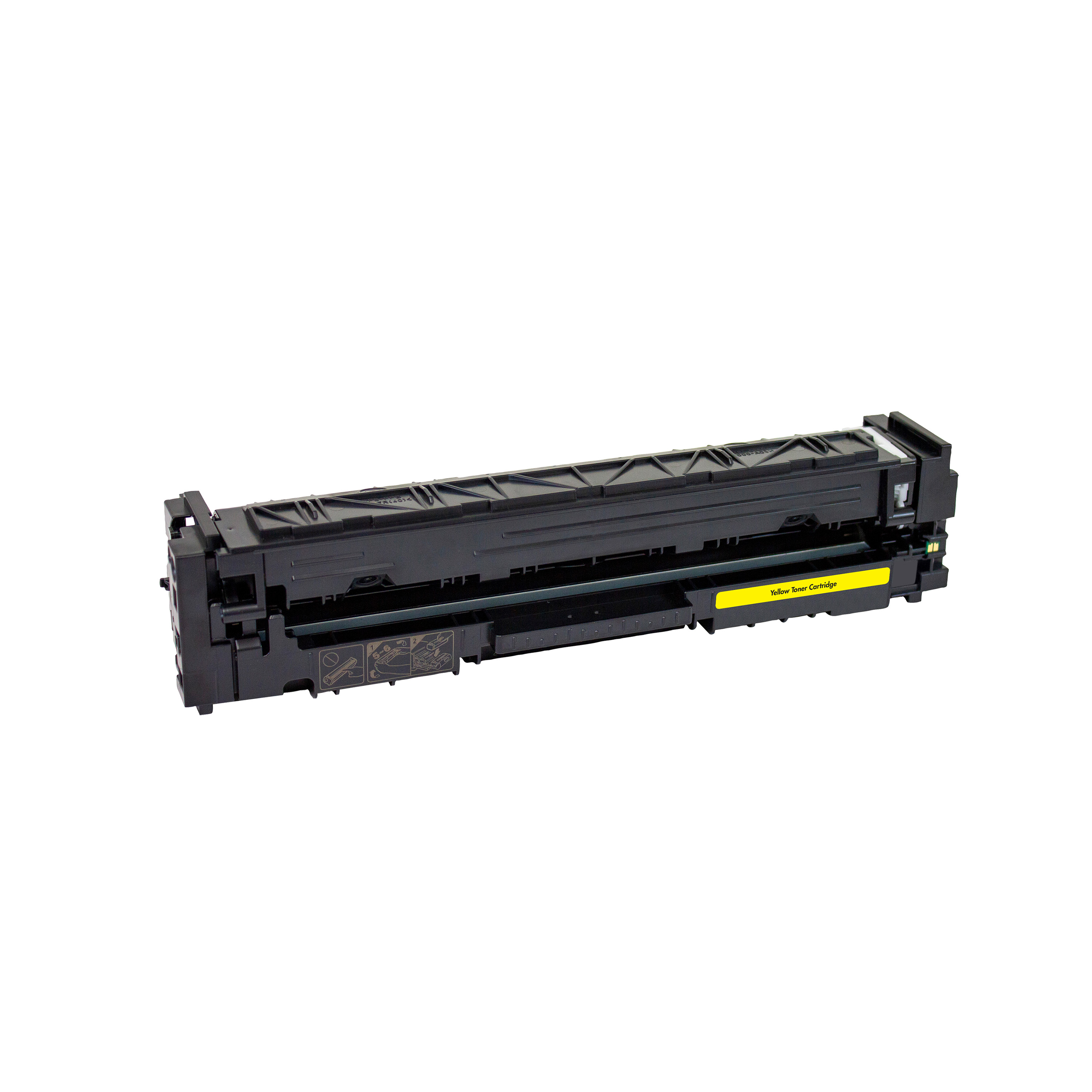 Picture of Clover Remanufactured Yellow Toner Cartridge (Reused OEM Chip) for HP 206A (W2112A)