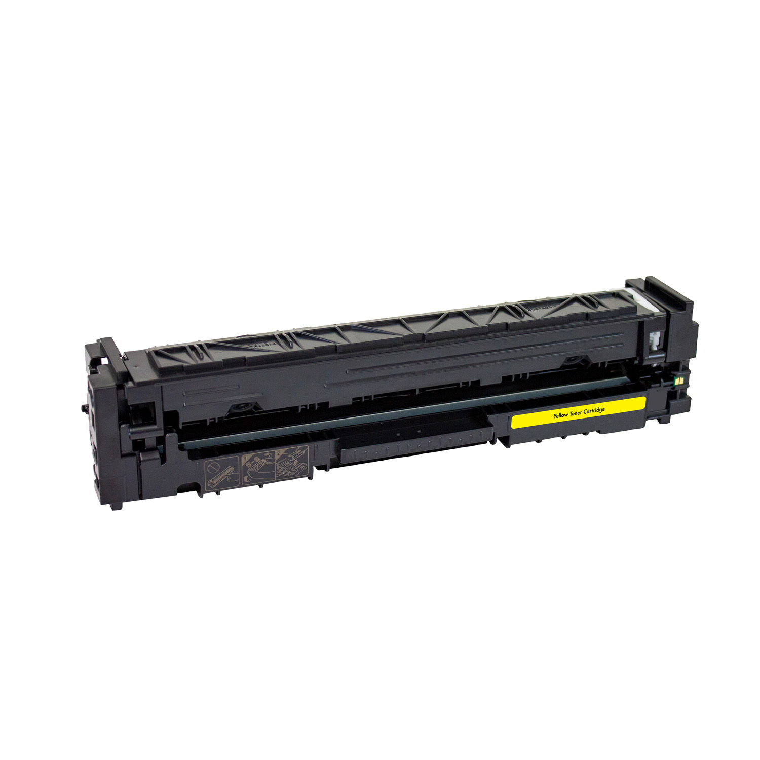 Picture of Clover Remanufactured High Yield Yellow Toner Cartridge (Reused OEM Chip) for HP 206X (W2112X)