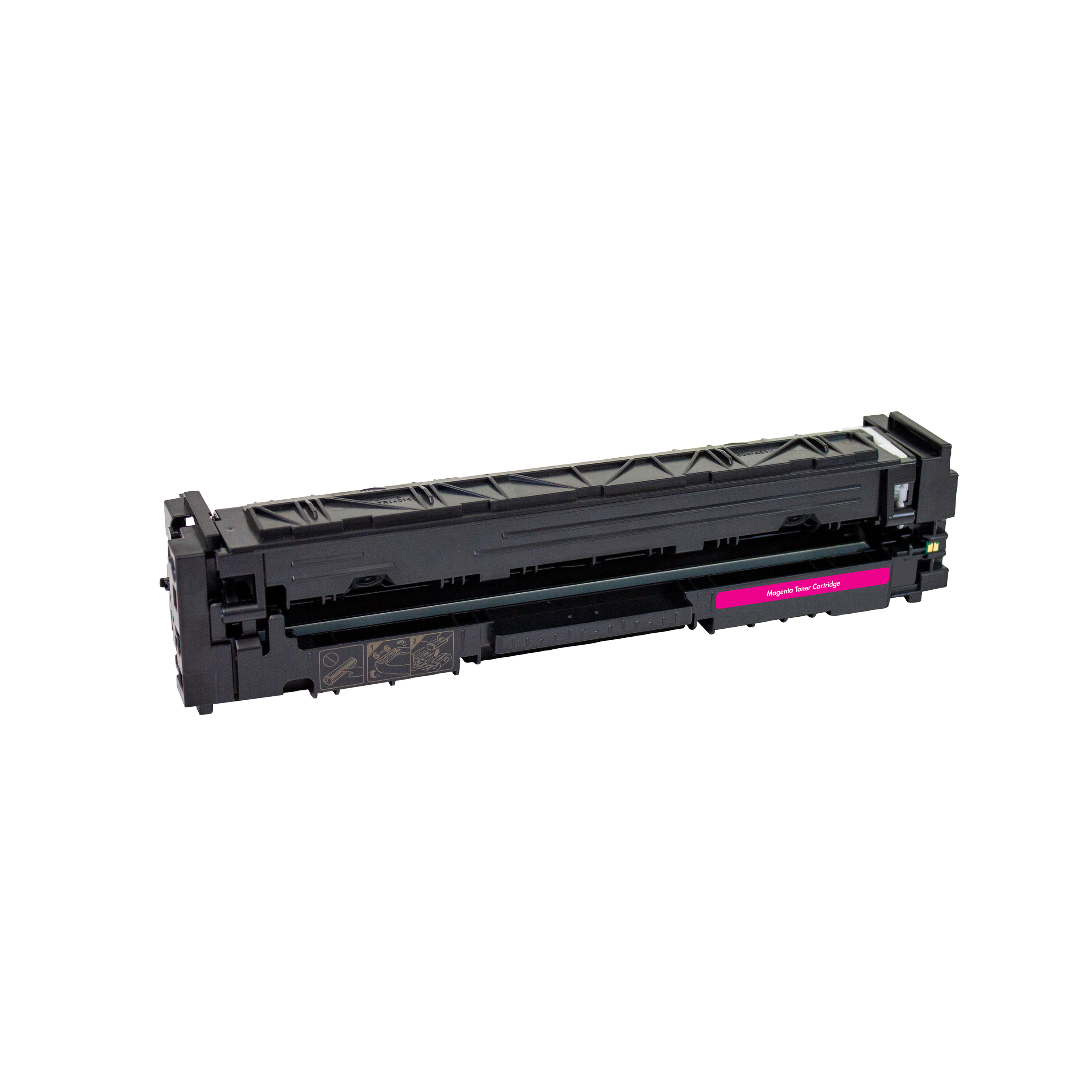 Picture of Clover Remanufactured Magenta Toner Cartridge (Reused OEM Chip) for HP 206A (W2113A)