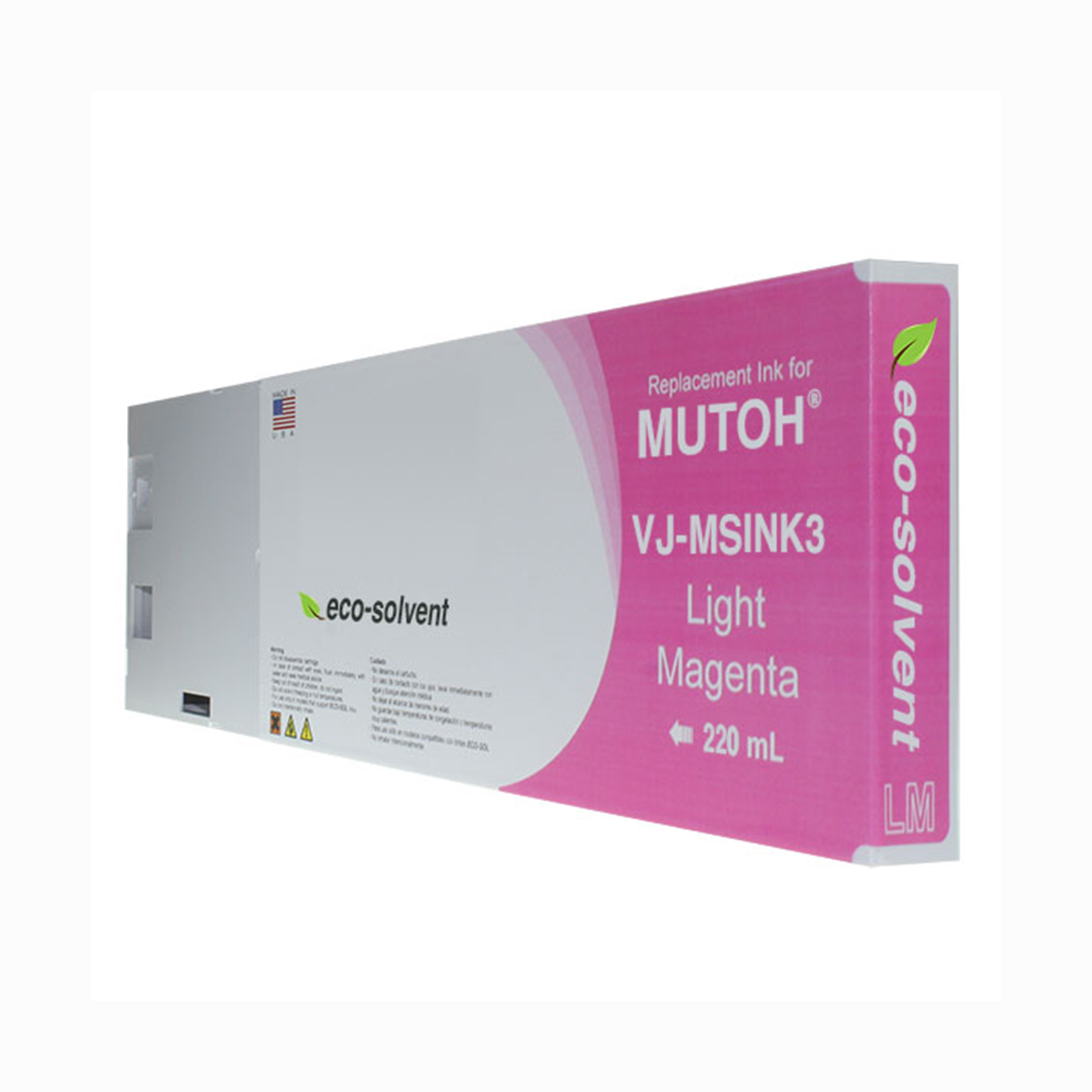 Picture of Light Magenta Wide Format Inkjet Cartridge for Mutoh VJ-MSIN