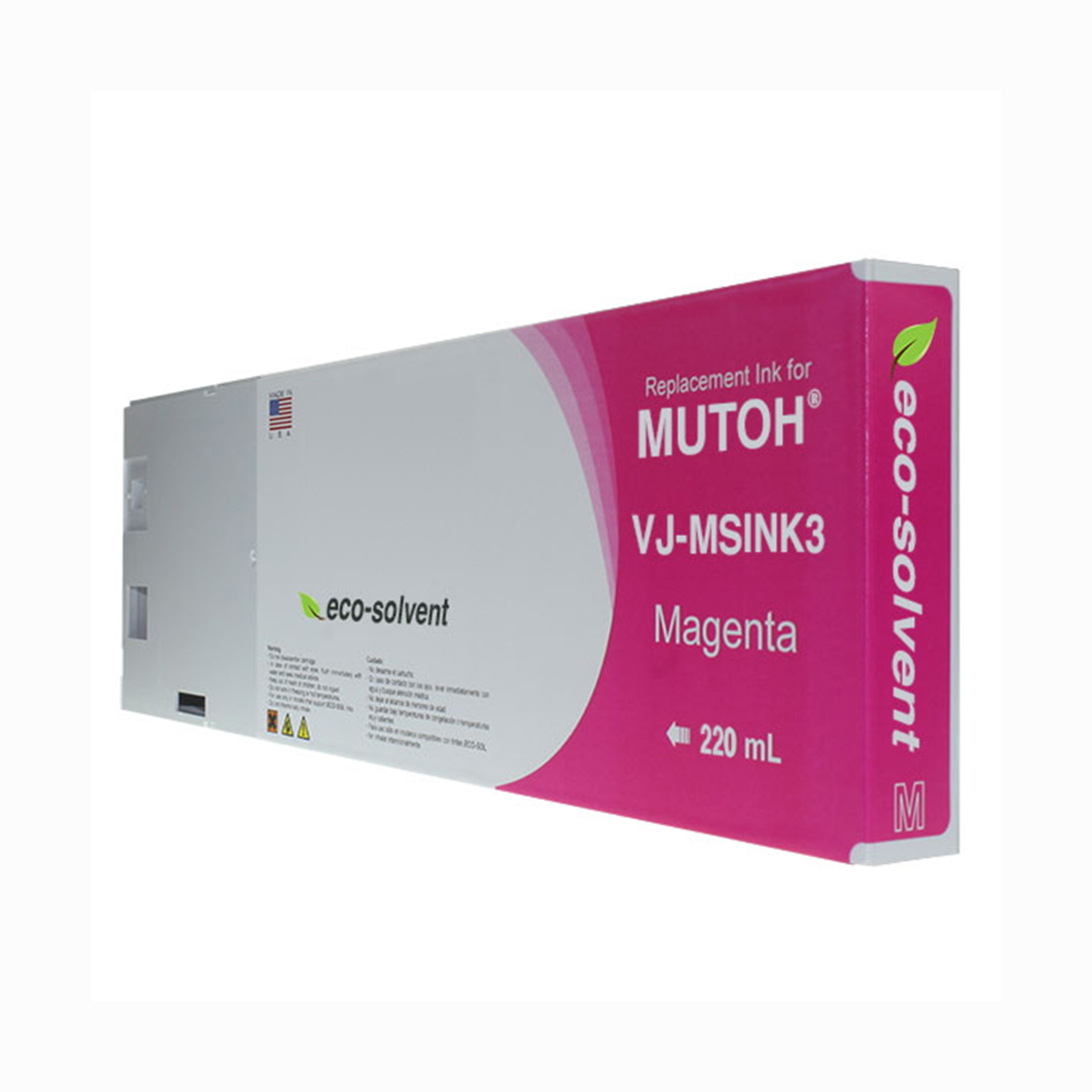 Picture of Magenta Wide Format Inkjet Cartridge for Mutoh VJ-MSINK3A-MA