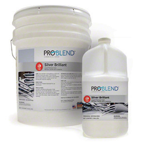 Picture of ProBlend Silver Brilliant, Liquid Flatware Soak, 5 Gallon Pail
