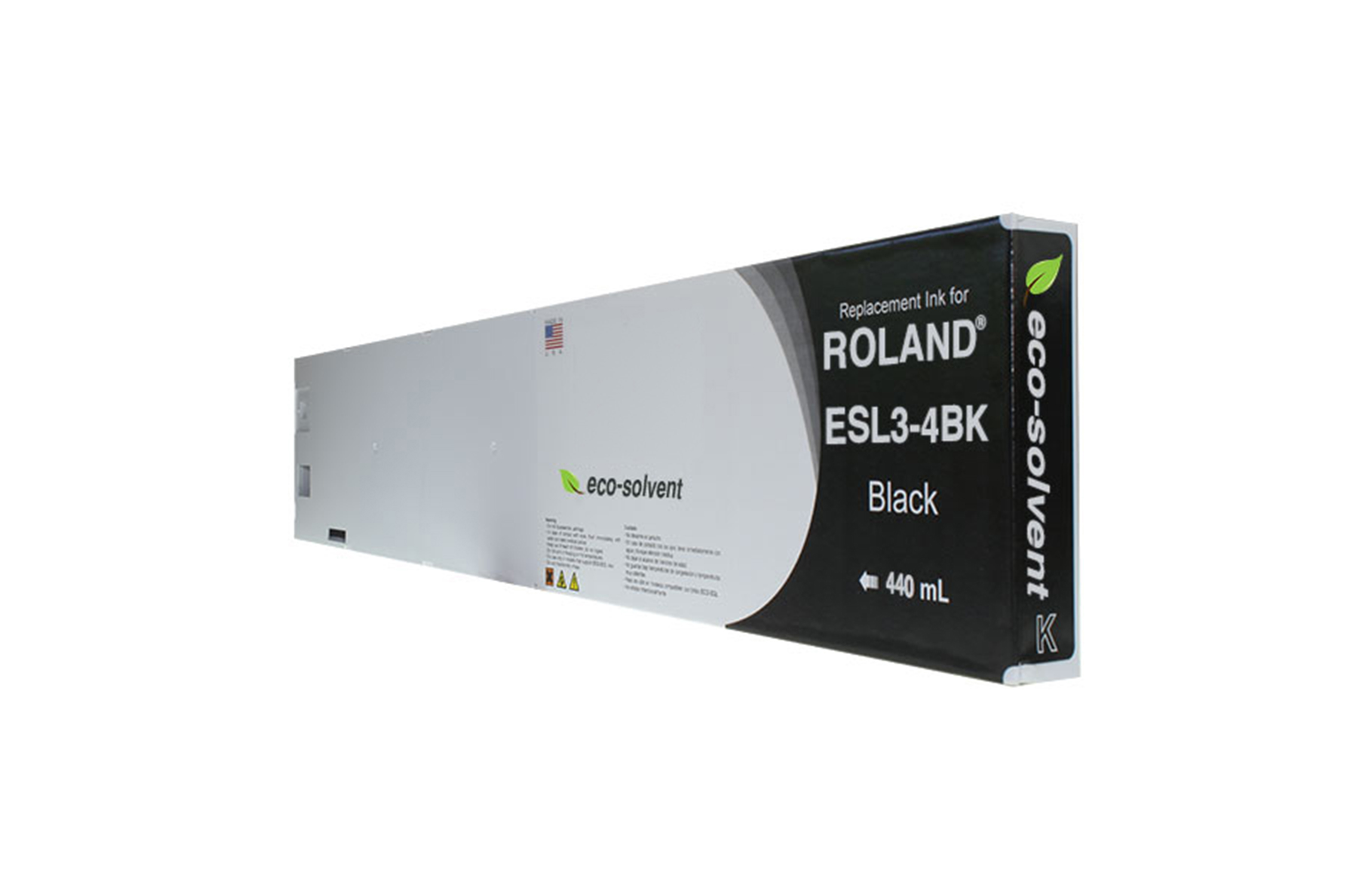 Picture of Black Wide Format Inkjet Cartridge for Roland ESL3-4BK