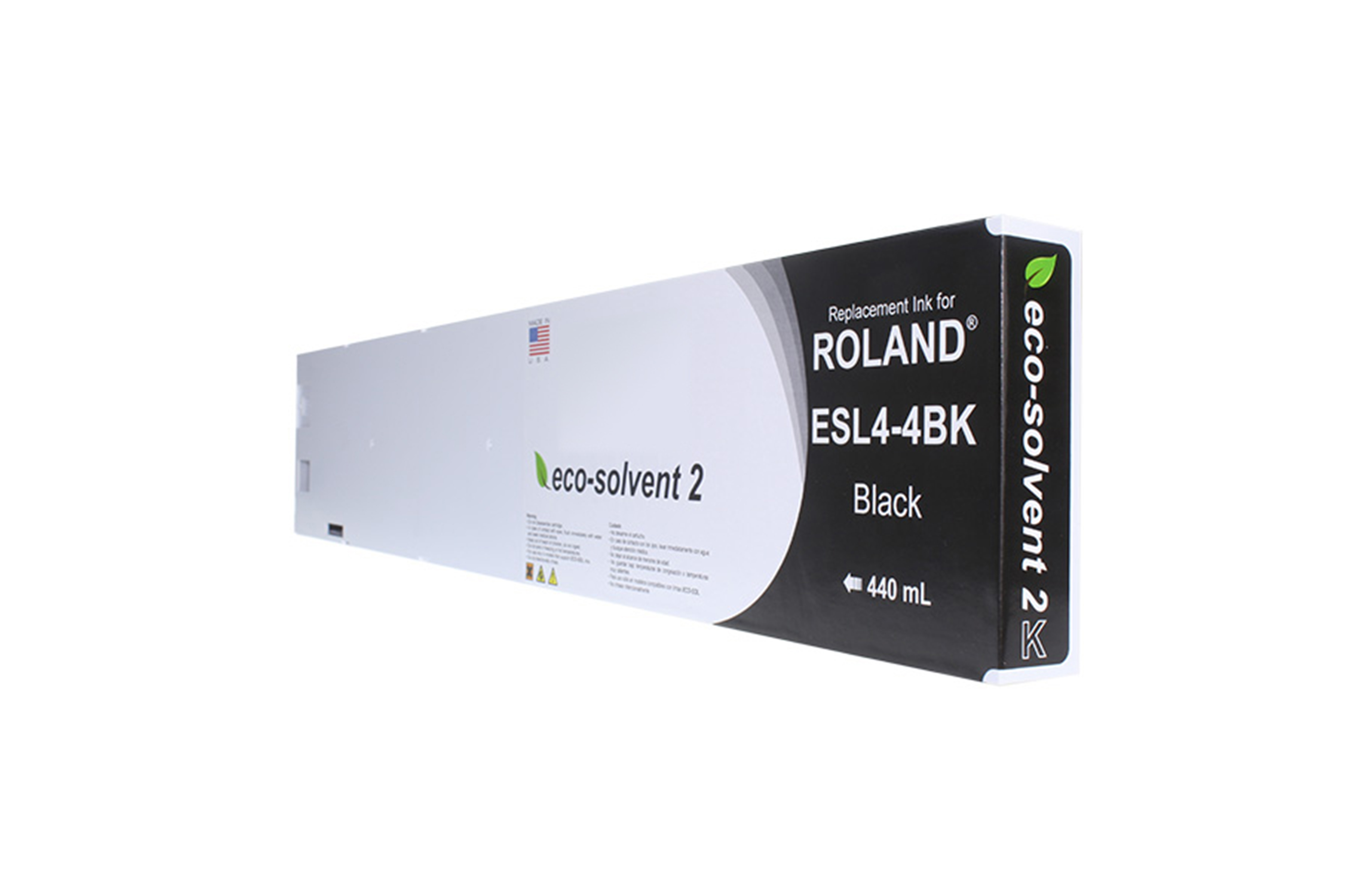 Picture of Black Wide Format Inkjet Cartridge for Roland ESL4-4BK