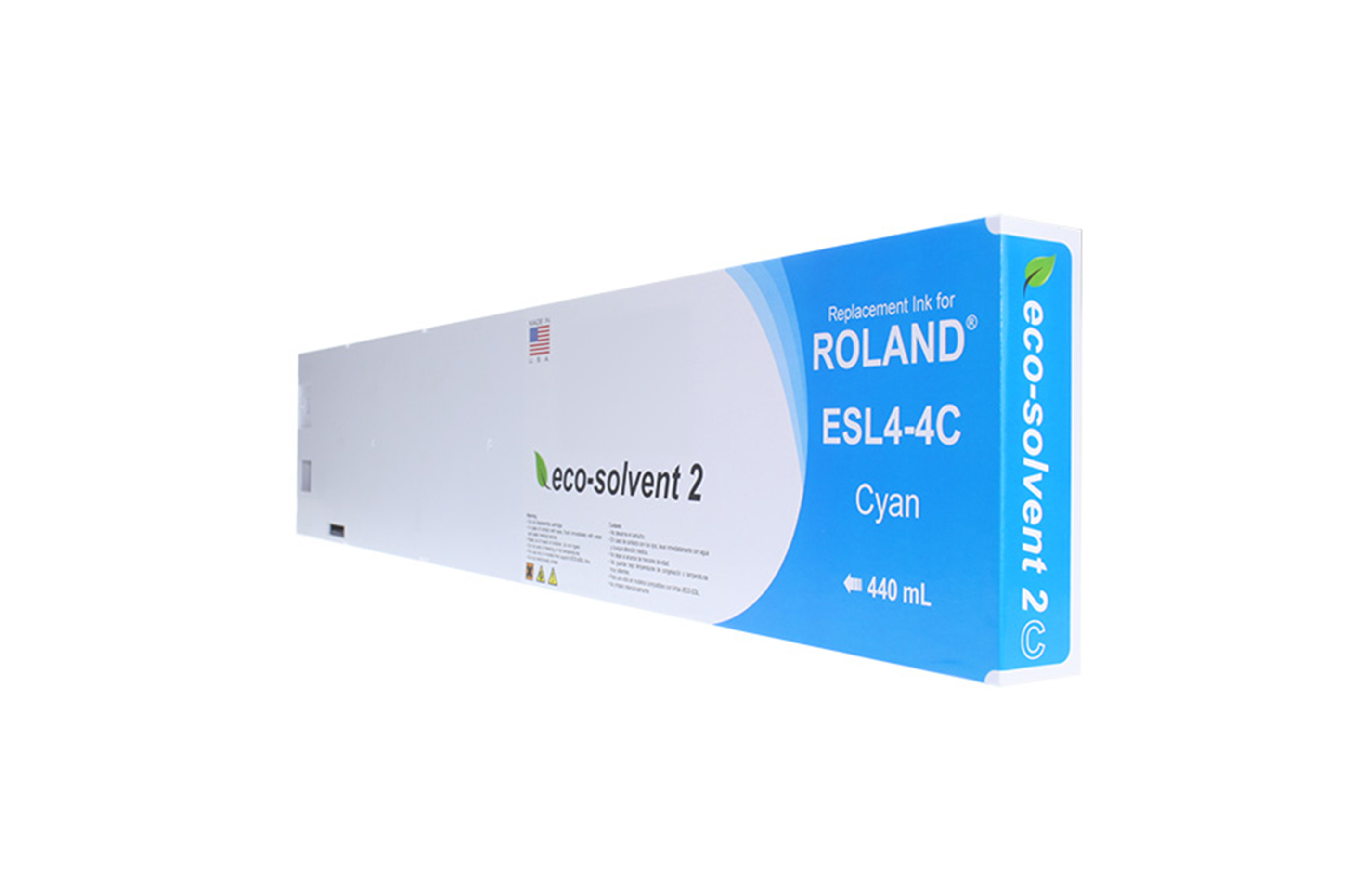 Picture of Cyan Wide Format Inkjet Cartridge for Roland ESL4-4C