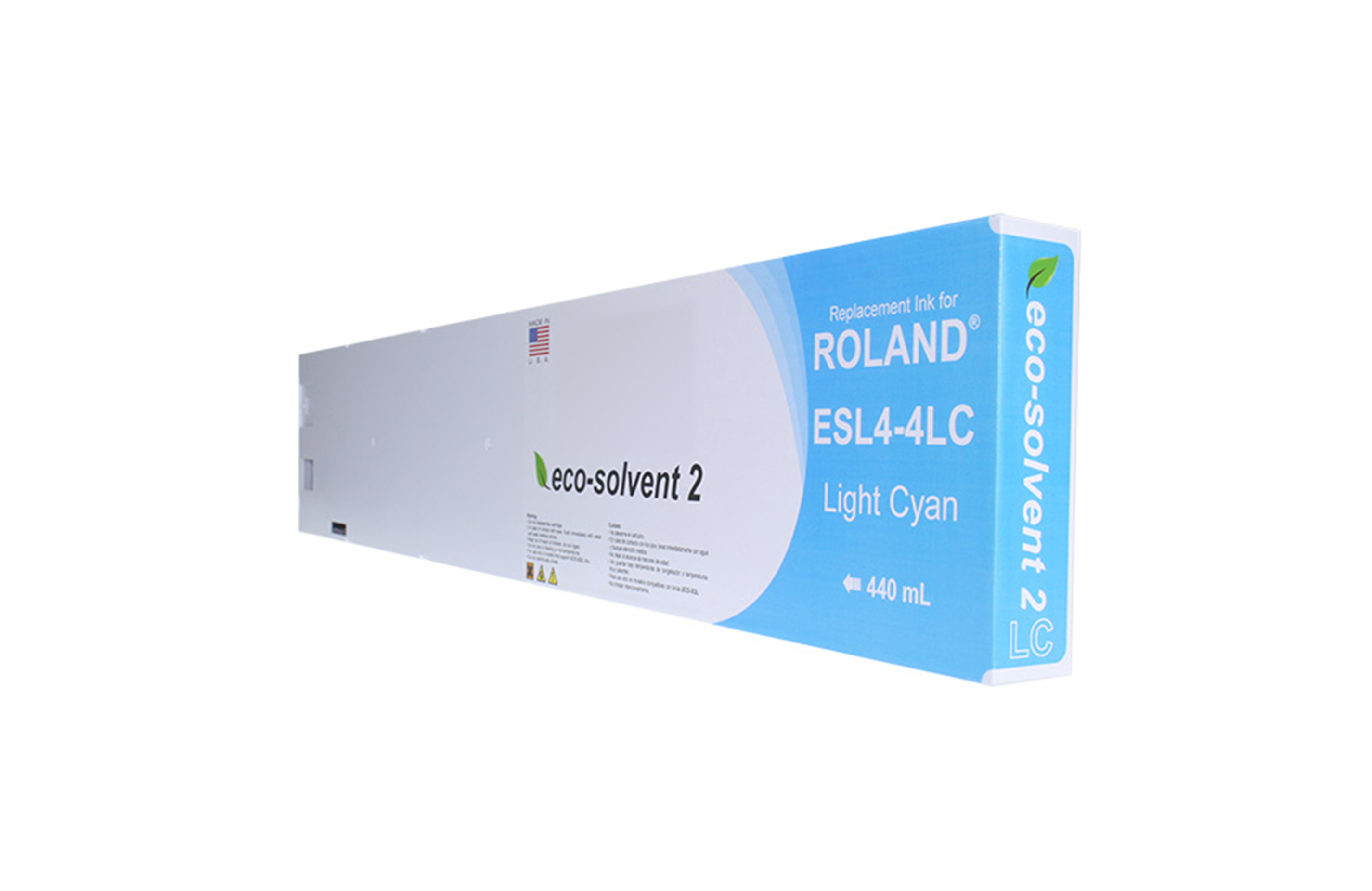 Picture of Light Cyan Wide Format Inkjet Cartridge for Roland ESL4-4LC