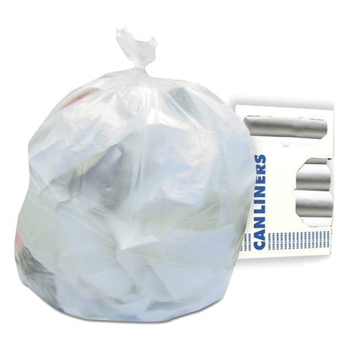 Picture of HDPE High Density Can Liners, 33 x 40, 16 mic, 33 gal, 250/ct, Natural